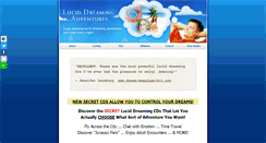 Desktop Screenshot of luciddreamingadventures.com